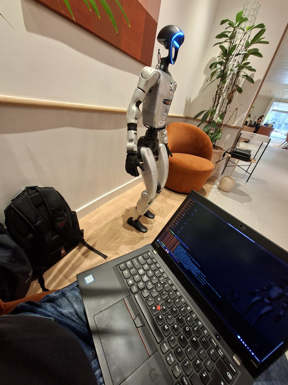 Unitree G1 walking autonomously